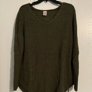 Faded Glory Sage Green Knit Top
